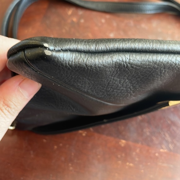 Vintage leather purse with removable adjustable strap - Picture 4 of 9